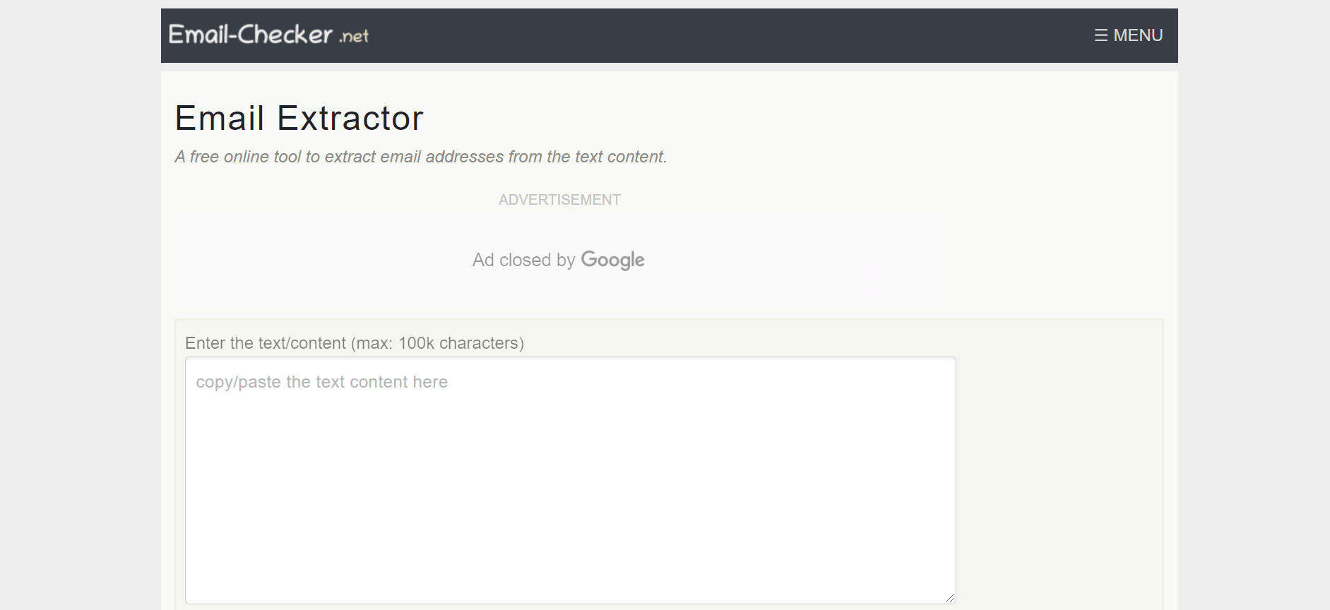 email extractor google extension